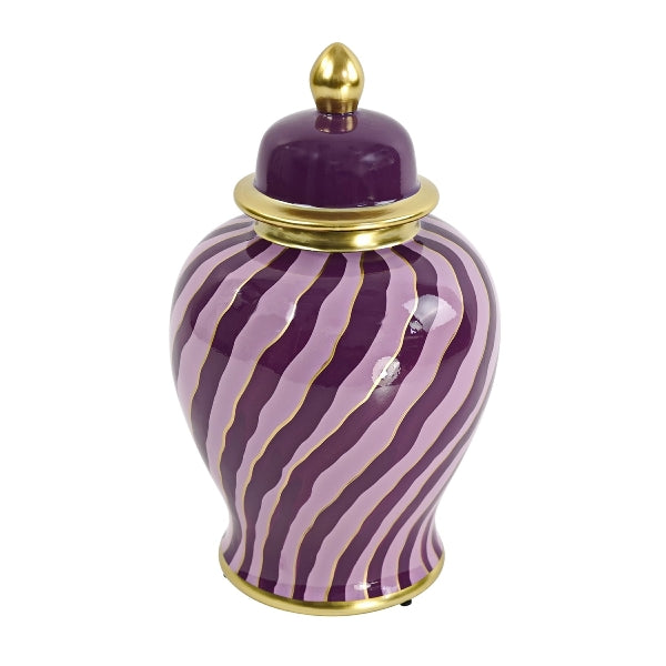 Deckelvase Zebrano - Emporio Conti