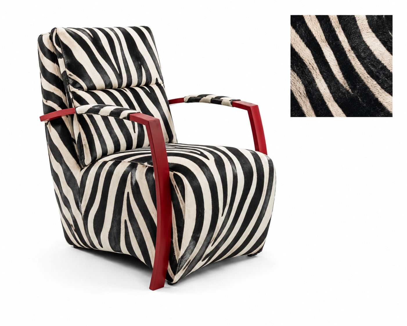 Exklusive Zebra-Sessel von Emporio Conti
