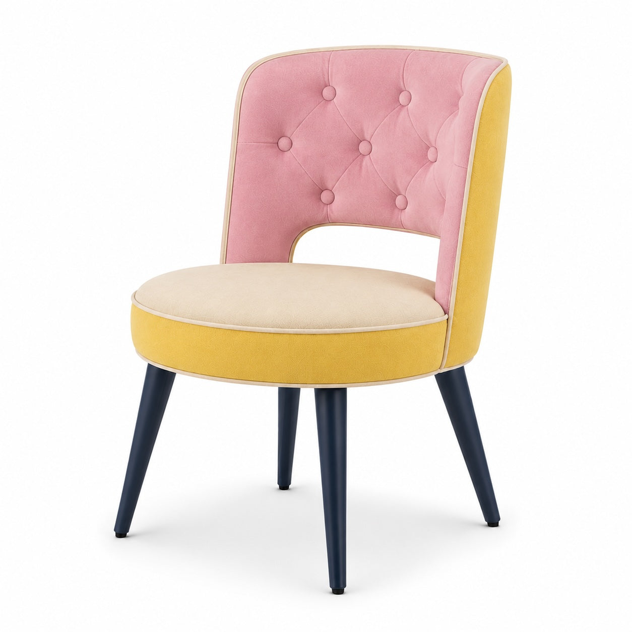 Kleiner, eleganter Stuhl mit besonderem Charme