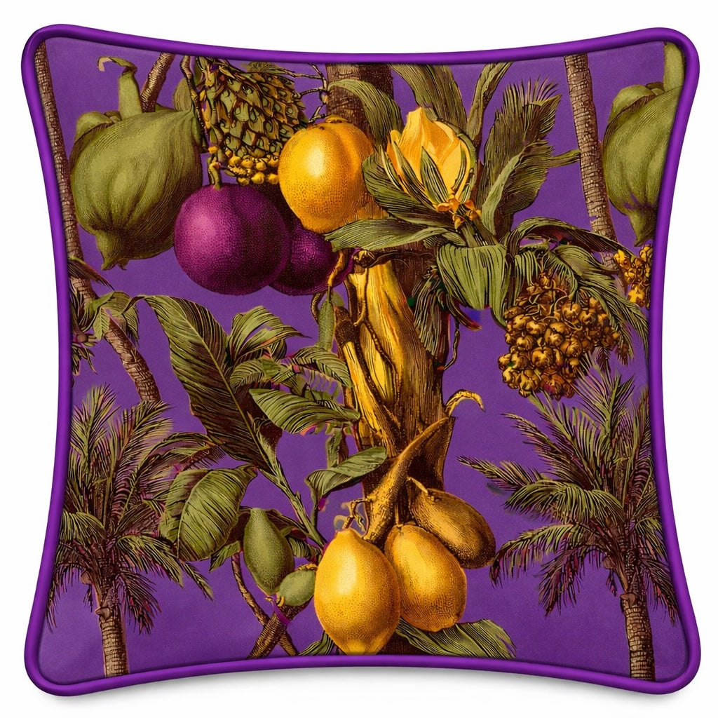 Deko Kissen Früchte Samt 45x45 cm Emporio Conti