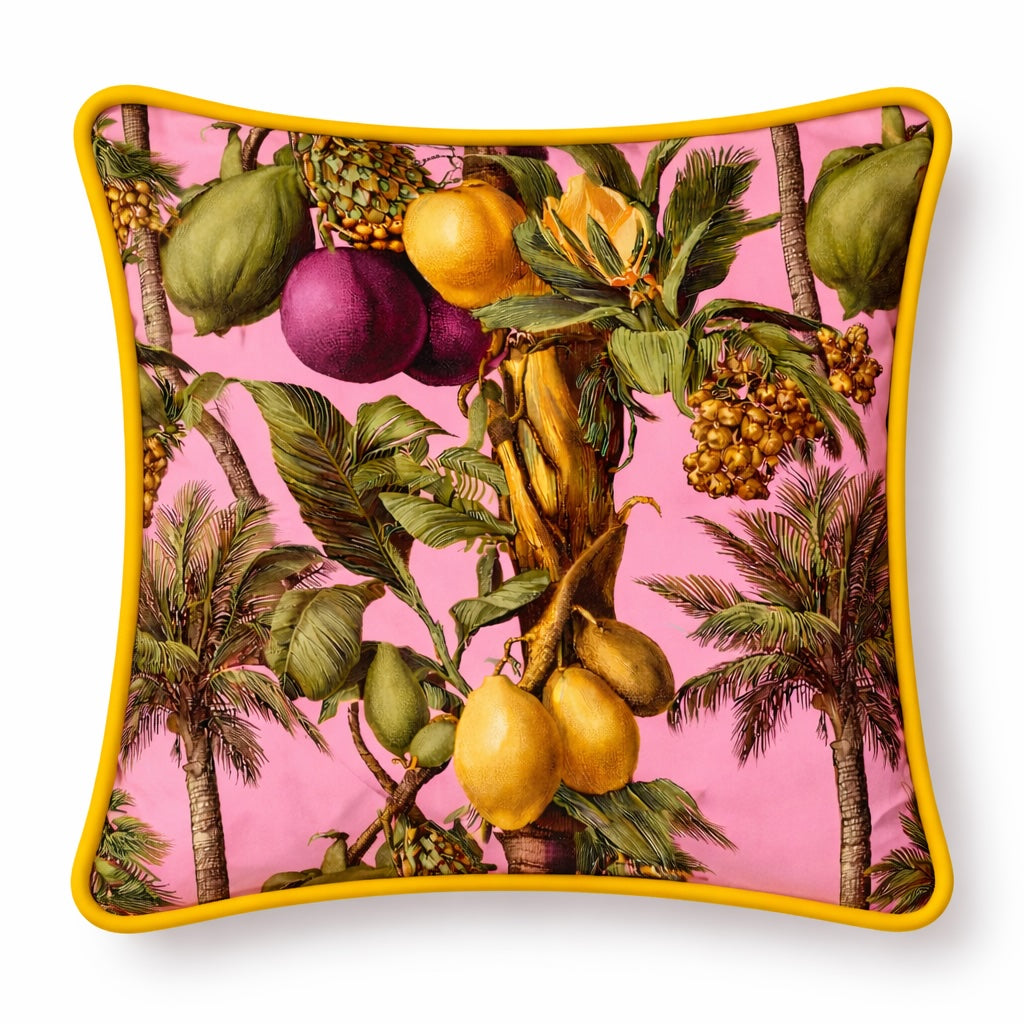 Dekokissen Früchte Samt 45 × 45 cm – Emporio Conti