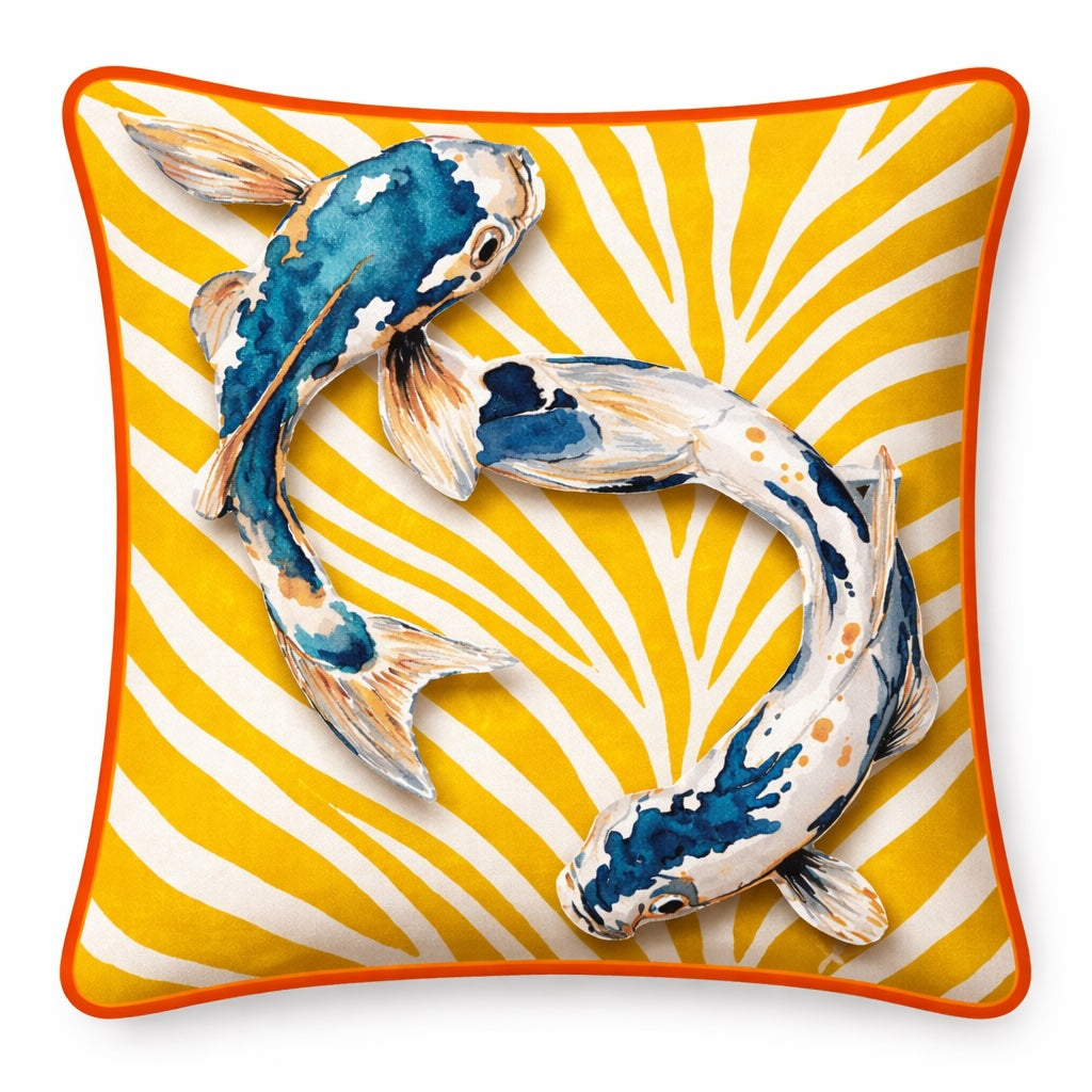 Deko Kissen Fisch 45x45 cm