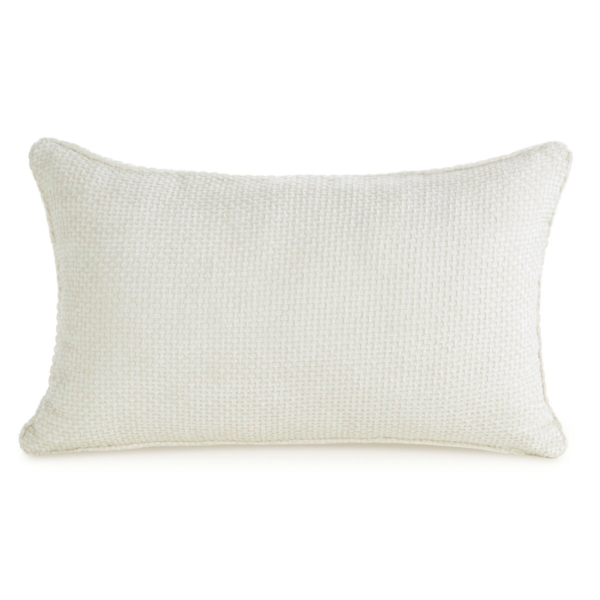 Exklusives Struktur-Dekokissen in Cremeweiß | Modern Luxury Collection 30x50 cm
