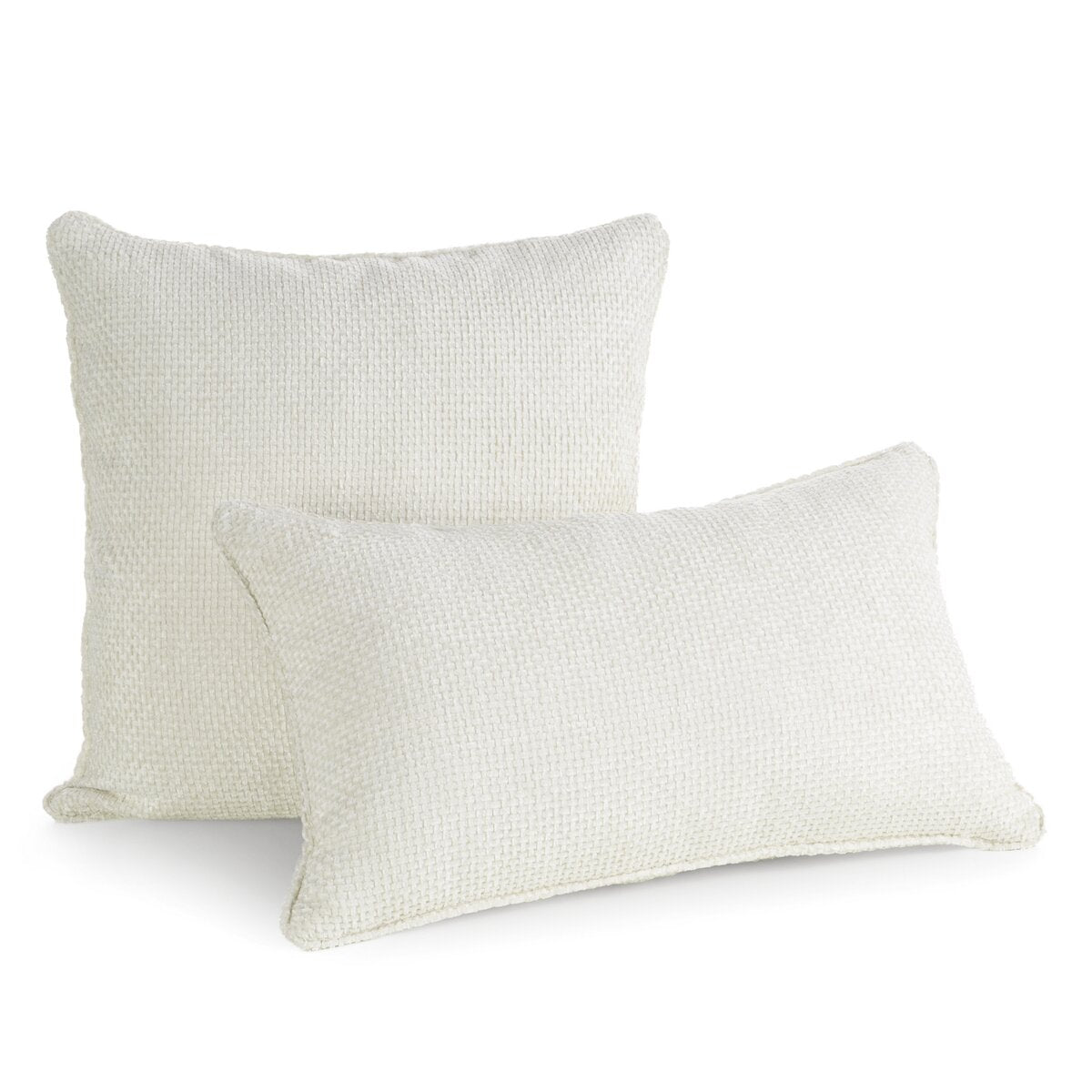 Exklusives Struktur-Dekokissen in Cremeweiß | Modern Luxury Collection 30x50 cm