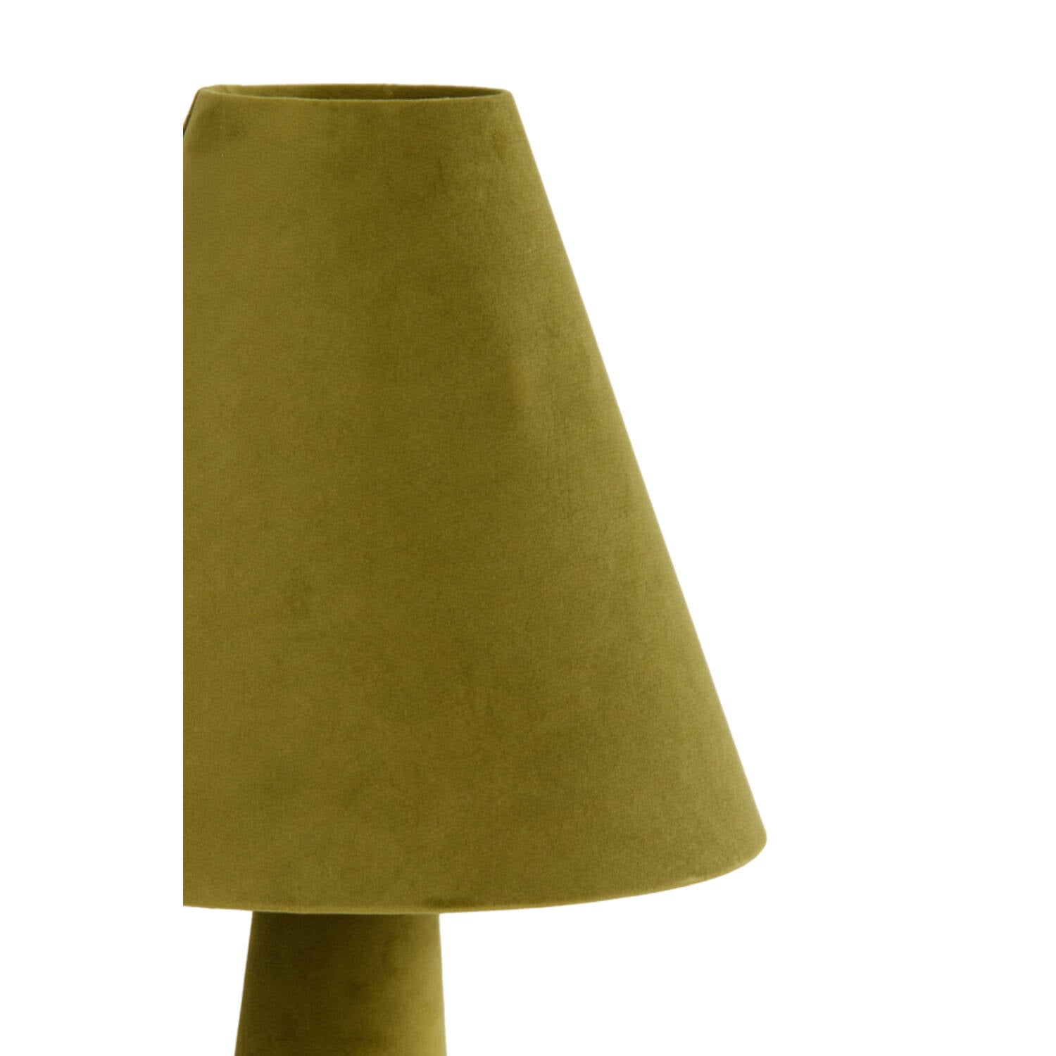 Tischleuchte 30x61 cm Samt grün